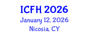 International Conference on Food Hydrocolloids (ICFH) January 12, 2026 - Nicosia, Cyprus International Conference on Food Hydrocolloids (ICFH) January 12, 2026 - Nicosia, Cyprus