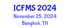 International Conference on Food Manufacturing and Safety (ICFMS) November 25, 2024 - Bangkok, Thailand