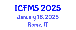 International Conference on Food Manufacturing and Safety (ICFMS) January 18, 2025 - Rome, Italy