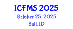International Conference on Food Manufacturing and Safety (ICFMS) October 25, 2025 - Bali, Indonesia