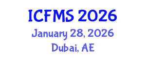 International Conference on Food Manufacturing and Safety (ICFMS) January 28, 2026 - Dubai, United Arab Emirates