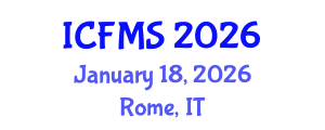 International Conference on Food Manufacturing and Safety (ICFMS) January 18, 2026 - Rome, Italy