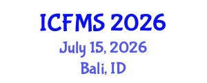 International Conference on Food Manufacturing and Safety (ICFMS) July 15, 2026 - Bali, Indonesia