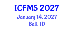International Conference on Food Manufacturing and Safety (ICFMS) January 14, 2027 - Bali, Indonesia International Conference on Food Manufacturing and Safety (ICFMS) January 14, 2027 - Bali, Indonesia