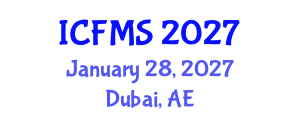 International Conference on Food Manufacturing and Safety (ICFMS) January 28, 2027 - Dubai, United Arab Emirates International Conference on Food Manufacturing and Safety (ICFMS) January 28, 2027 - Dubai, United Arab Emirates