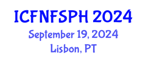International Conference on Food, Nutrition, Food Safety and Public Health (ICFNFSPH) September 19, 2024 - Lisbon, Portugal
