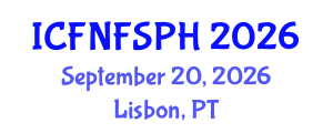 International Conference on Food, Nutrition, Food Safety and Public Health (ICFNFSPH) September 20, 2026 - Lisbon, Portugal