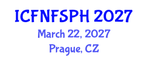 International Conference on Food, Nutrition, Food Safety and Public Health (ICFNFSPH) March 22, 2027 - Prague, Czechia International Conference on Food, Nutrition, Food Safety and Public Health (ICFNFSPH) March 22, 2027 - Prague, Czechia