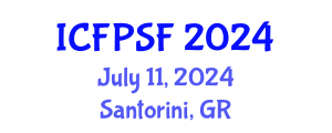 International Conference on Food Packaging and Safety of Food (ICFPSF) July 11, 2024 - Santorini, Greece