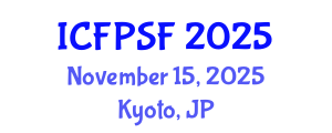 International Conference on Food Packaging and Safety of Food (ICFPSF) November 15, 2025 - Kyoto, Japan