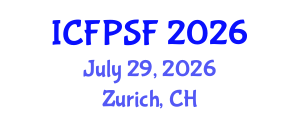 International Conference on Food Packaging and Safety of Food (ICFPSF) July 29, 2026 - Zurich, Switzerland