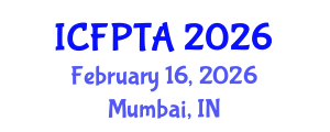 International Conference on Food Packaging Technologies and Applications (ICFPTA) February 16, 2026 - Mumbai, India International Conference on Food Packaging Technologies and Applications (ICFPTA) February 16, 2026 - Mumbai, India