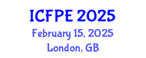 International Conference on Food Process Engineering (ICFPE) February 15, 2025 - London, United Kingdom