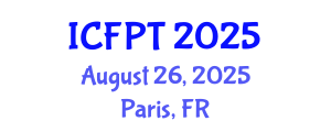 International Conference on Food Processing and Technology (ICFPT) August 26, 2025 - Paris, France