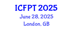 International Conference on Food Processing and Technology (ICFPT) June 28, 2025 - London, United Kingdom
