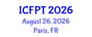 International Conference on Food Processing and Technology (ICFPT) August 26, 2026 - Paris, France