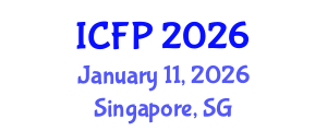International Conference on Food Properties (ICFP) January 11, 2026 - Singapore, Singapore
