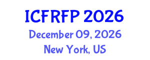International Conference on Food Rheology and Food Processing (ICFRFP) December 09, 2026 - New York, United States International Conference on Food Rheology and Food Processing (ICFRFP) December 09, 2026 - New York, United States