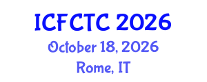 International Conference on Food Safety and Toxic Components (ICFCTC) October 18, 2026 - Rome, Italy