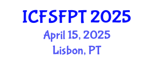 International Conference on Food Science and Food Processing Technology (ICFSFPT) April 15, 2025 - Lisbon, Portugal