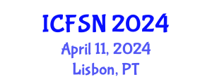 International Conference on Food Science and Nutrition (ICFSN) April 11, 2024 - Lisbon, Portugal