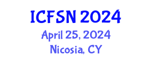 International Conference on Food Science and Nutrition (ICFSN) April 25, 2024 - Nicosia, Cyprus
