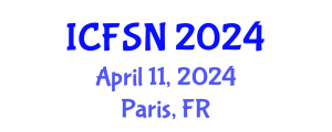 International Conference on Food Science and Nutrition (ICFSN) April 11, 2024 - Paris, France
