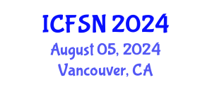 International Conference on Food Science and Nutrition (ICFSN) August 05, 2024 - Vancouver, Canada