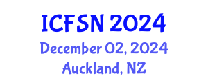 International Conference on Food Science and Nutrition (ICFSN) December 02, 2024 - Auckland, New Zealand
