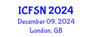 International Conference on Food Science and Nutrition (ICFSN) December 09, 2024 - London, United Kingdom