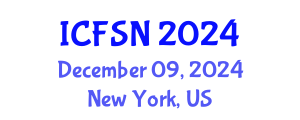 International Conference on Food Science and Nutrition (ICFSN) December 09, 2024 - New York, United States