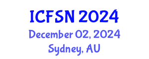 International Conference on Food Science and Nutrition (ICFSN) December 02, 2024 - Sydney, Australia
