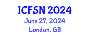 International Conference on Food Science and Nutrition (ICFSN) June 27, 2024 - London, United Kingdom