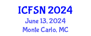 International Conference on Food Science and Nutrition (ICFSN) June 13, 2024 - Monte Carlo, Monaco