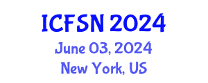 International Conference on Food Science and Nutrition (ICFSN) June 03, 2024 - New York, United States