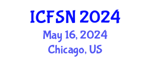 International Conference on Food Science and Nutrition (ICFSN) May 16, 2024 - Chicago, United States