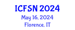International Conference on Food Science and Nutrition (ICFSN) May 16, 2024 - Florence, Italy