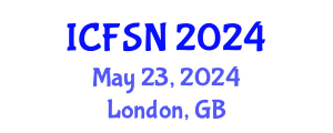 International Conference on Food Science and Nutrition (ICFSN) May 23, 2024 - London, United Kingdom