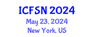 International Conference on Food Science and Nutrition (ICFSN) May 23, 2024 - New York, United States