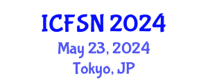International Conference on Food Science and Nutrition (ICFSN) May 23, 2024 - Tokyo, Japan