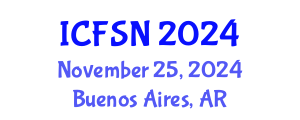 International Conference on Food Science and Nutrition (ICFSN) November 25, 2024 - Buenos Aires, Argentina