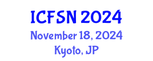 International Conference on Food Science and Nutrition (ICFSN) November 18, 2024 - Kyoto, Japan