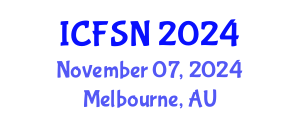 International Conference on Food Science and Nutrition (ICFSN) November 07, 2024 - Melbourne, Australia