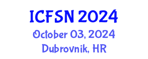 International Conference on Food Science and Nutrition (ICFSN) October 03, 2024 - Dubrovnik, Croatia