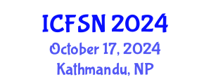 International Conference on Food Science and Nutrition (ICFSN) October 17, 2024 - Kathmandu, Nepal