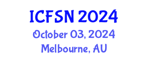 International Conference on Food Science and Nutrition (ICFSN) October 03, 2024 - Melbourne, Australia