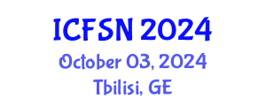 International Conference on Food Science and Nutrition (ICFSN) October 03, 2024 - Tbilisi, Georgia