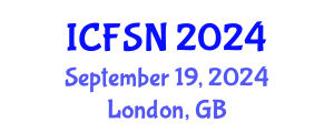 International Conference on Food Science and Nutrition (ICFSN) September 19, 2024 - London, United Kingdom