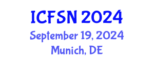 International Conference on Food Science and Nutrition (ICFSN) September 19, 2024 - Munich, Germany