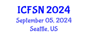 International Conference on Food Science and Nutrition (ICFSN) September 05, 2024 - Seattle, United States